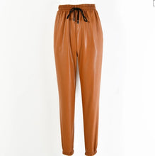 Load image into Gallery viewer, Brown Leather Joggers
