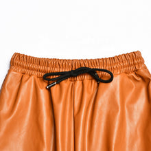 Load image into Gallery viewer, Brown Leather Joggers
