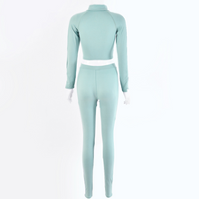 Load image into Gallery viewer, Teal Blue Two Piece Set
